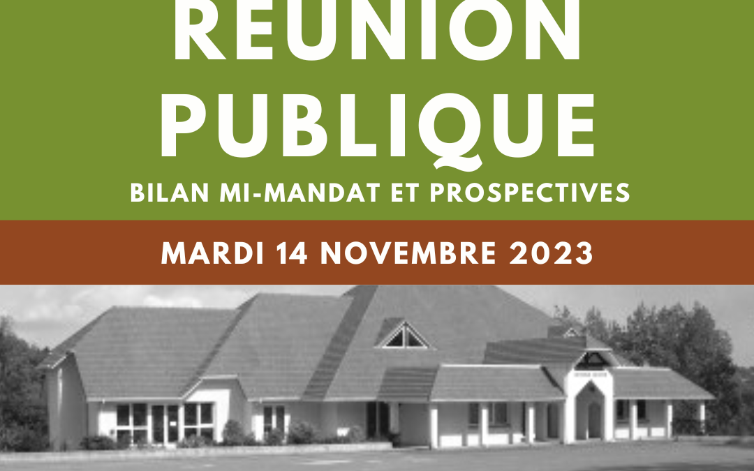 Réunion publique mi-mandat