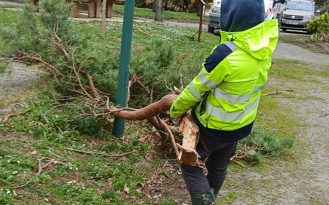 Tempête Nils: nos agents sur le pont